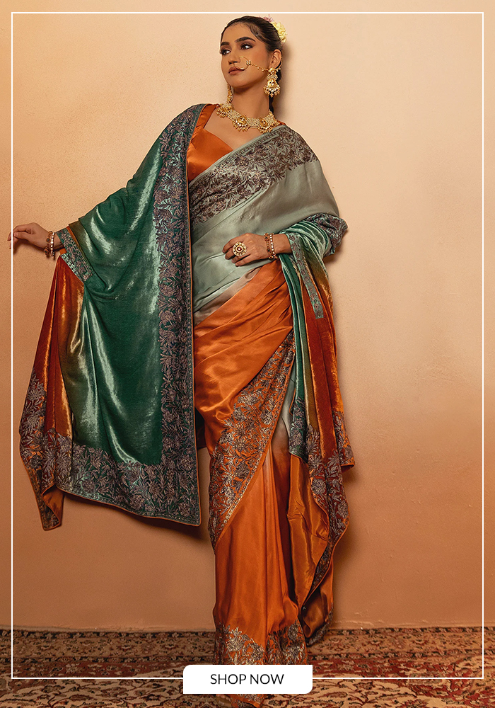 3. Burnt Orange + Pistachio Green 