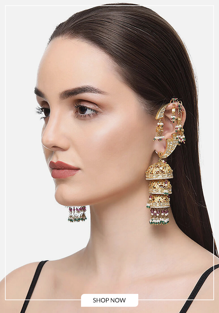 3. Gold Ear Cuffs