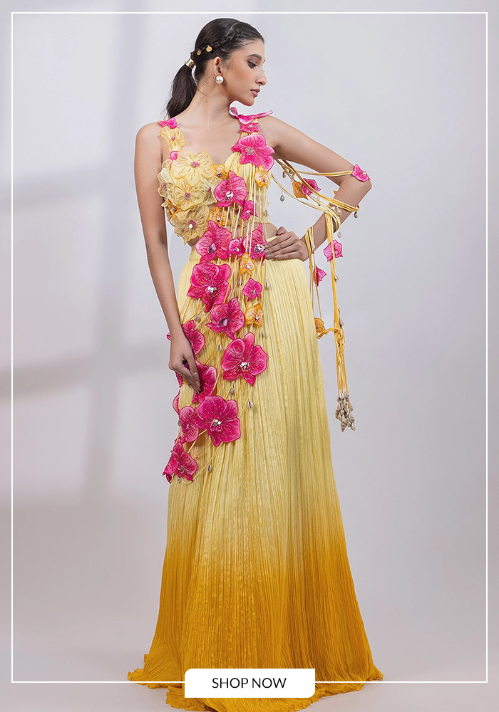 8. Lime Yellow + Gulaab Pink 
