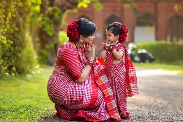 Mother-Daughter Indian Twinning Outfit