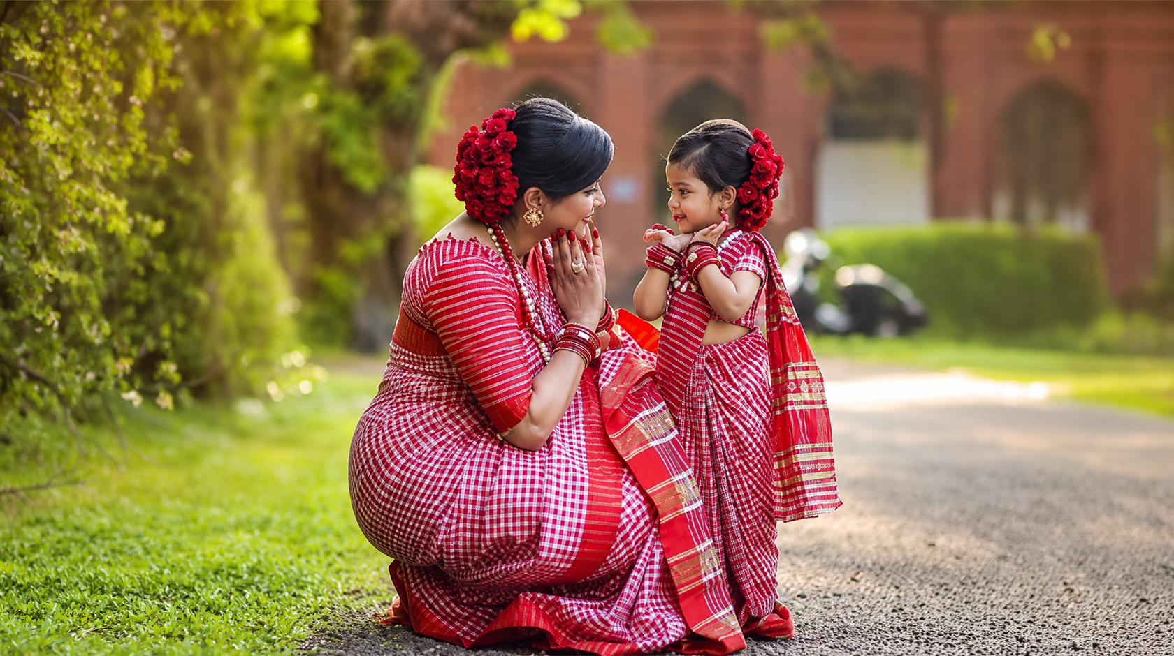 Mother-Daughter Indian Twinning Outfit