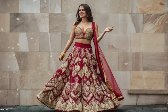 A-Line vs Flared vs Mermaid vs Panelled Lehenga