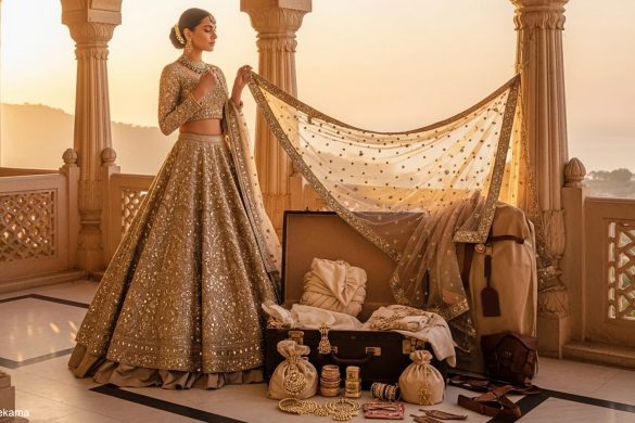 How to Pack a Lehenga or Saree