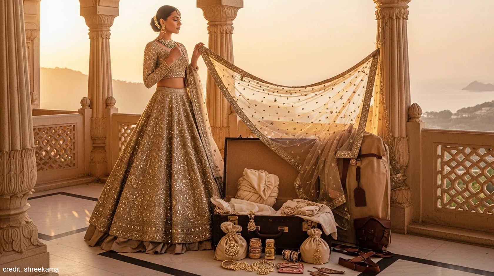 How to Pack a Lehenga or Saree