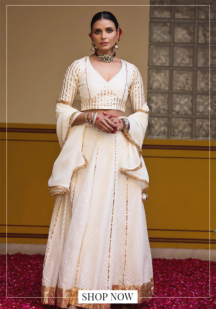 The White Lehenga That Owns the Garba Floor