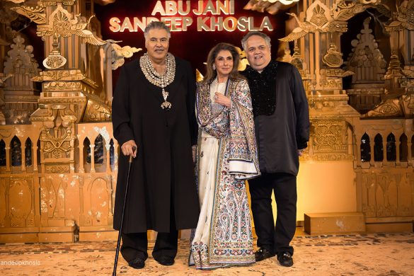 Abu Jani Sandeep Khosla with Dimple Kapadia for their 40th Year Celebration