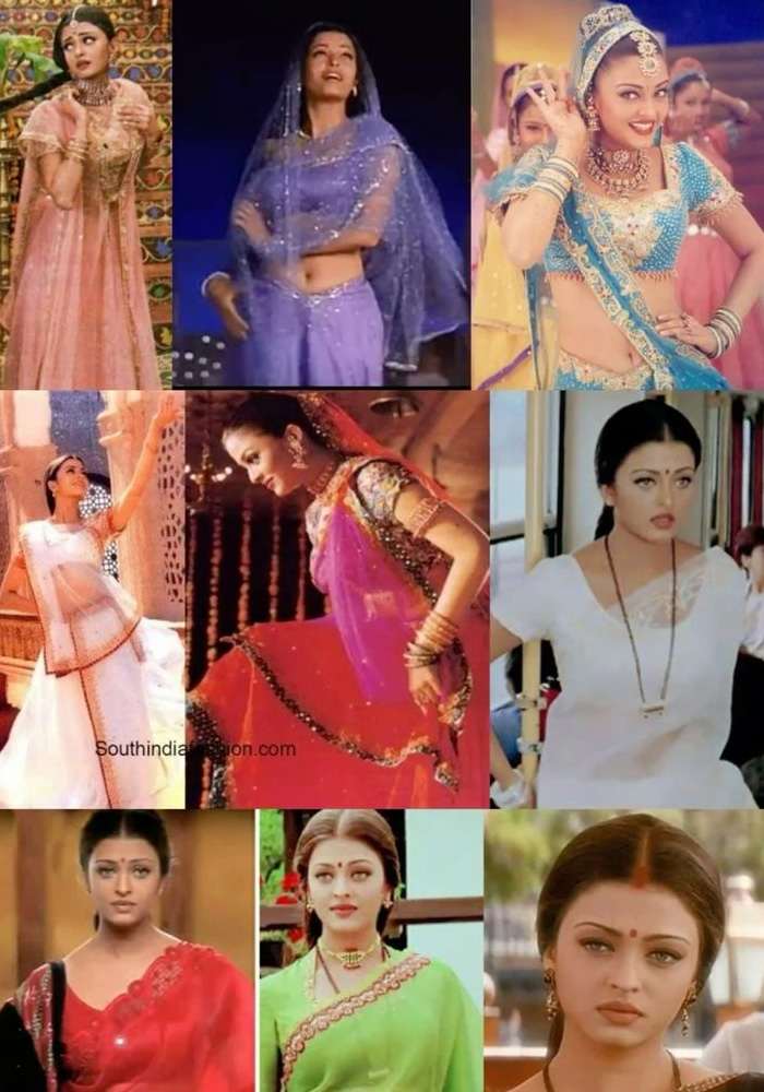 Aishwarya as Nandini in Hum Dil De Chuke Sanam