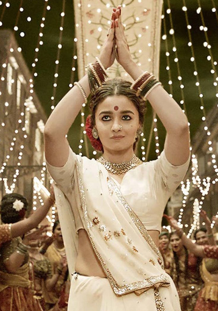 Alia as Gangubai in Gangubai Kathiwadi_