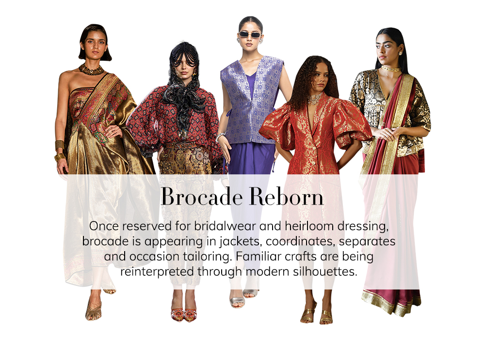 Brocade Is Stepping Beyond Bridalwear
