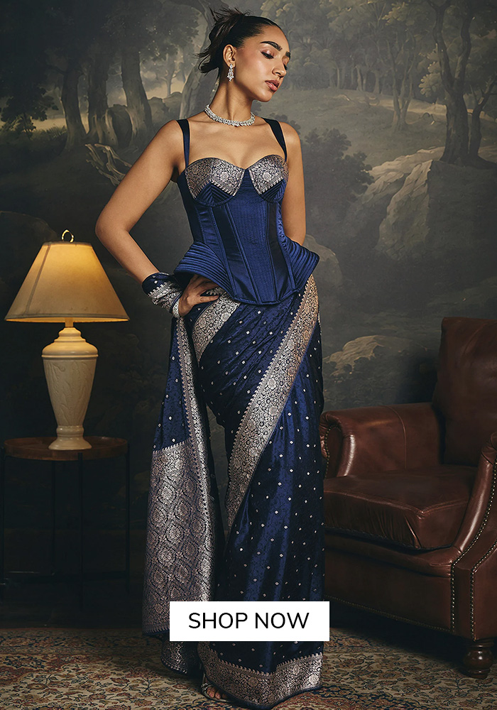 Corset saree