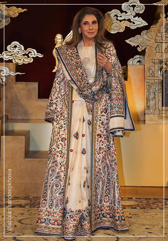 Dimple Kapadia at Abu Jani Sandeep Khosla's 40th Anniversary