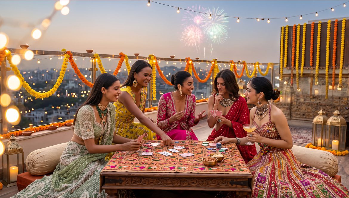 Diwali taash party outfit ideas