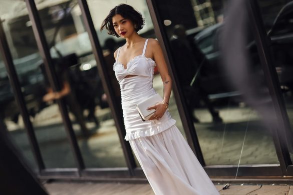 Drop waist gown