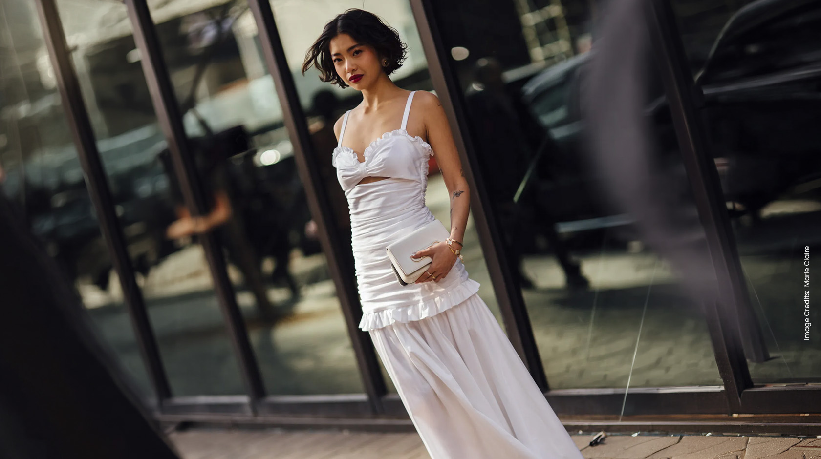 Drop waist gown
