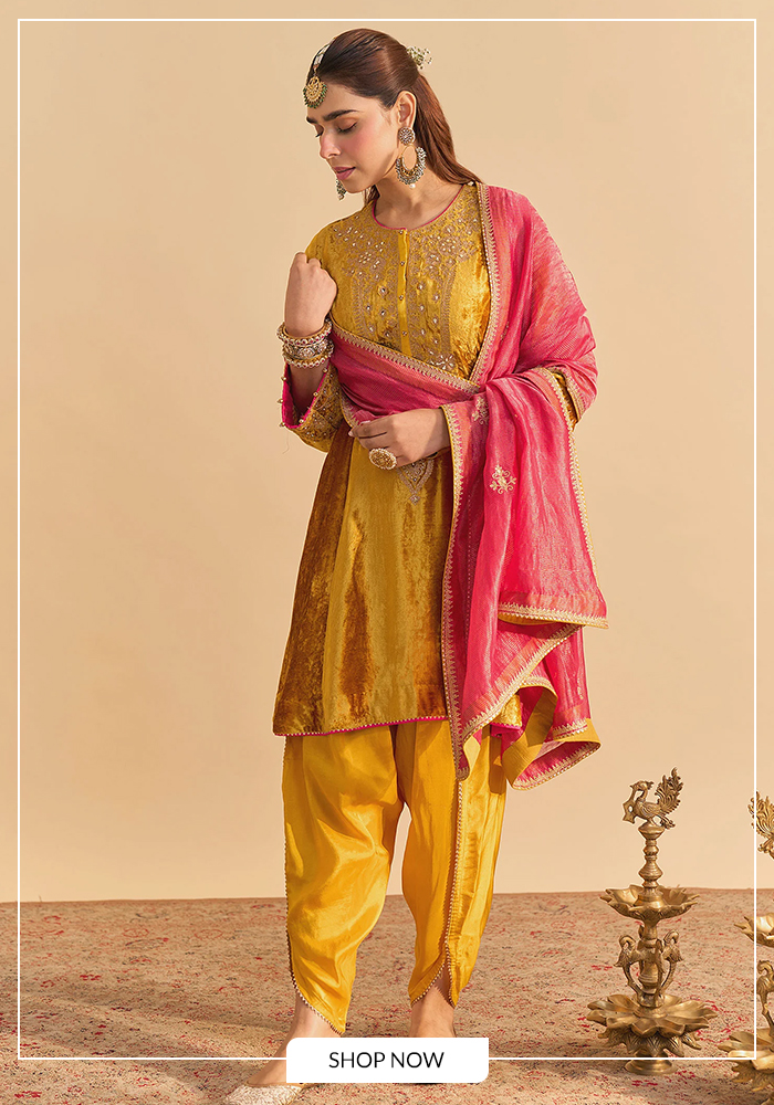 Kurta dhoti set for Nabami Noon