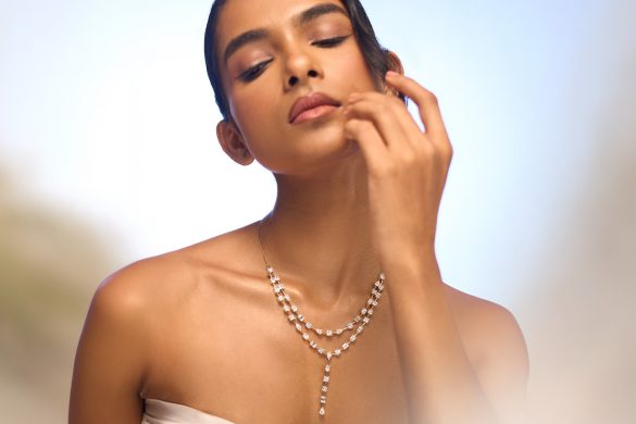Lab grown diamond necklace