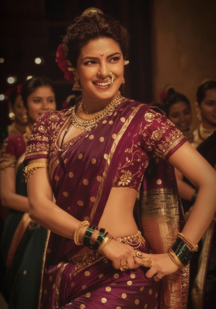 Priyanka Chopra as Kashibai in Bajirao Mastaani