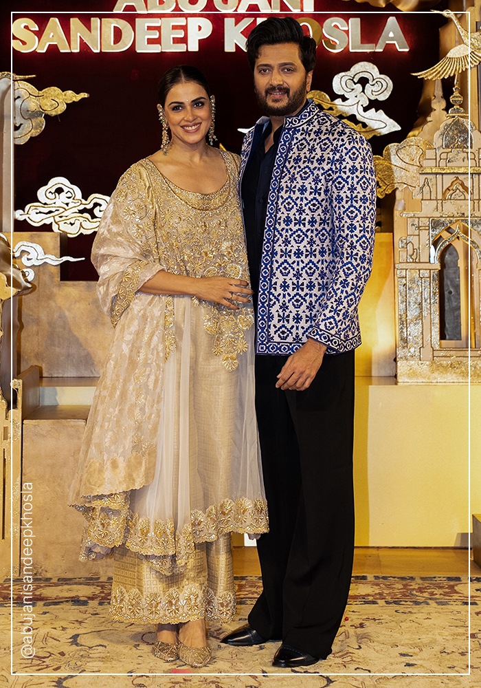 Riteish and Genelia Deshmukh at AJSK's 40th anniversary