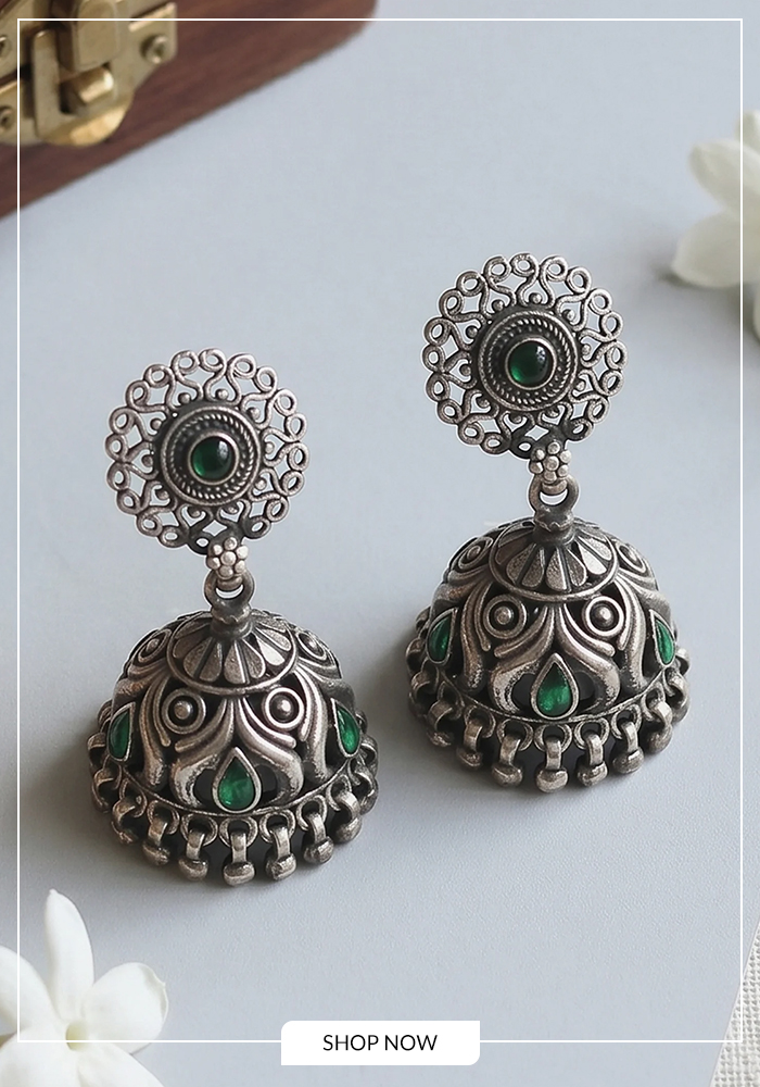 1. Oversized Jhumkas: Bigger, Bolder, Better