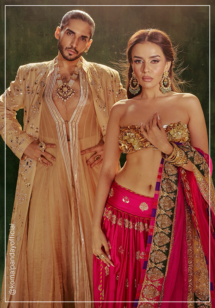 Komal Pandey and Siddharth at AJSK 40 years anniversary