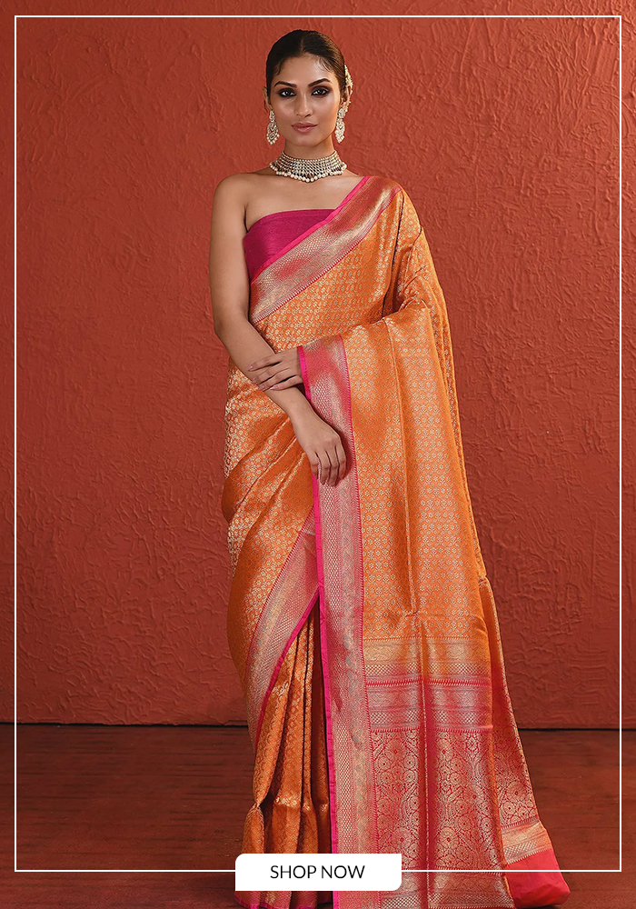 What should you wear in orange for Navratri?