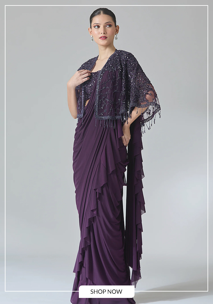 The Draped Saree