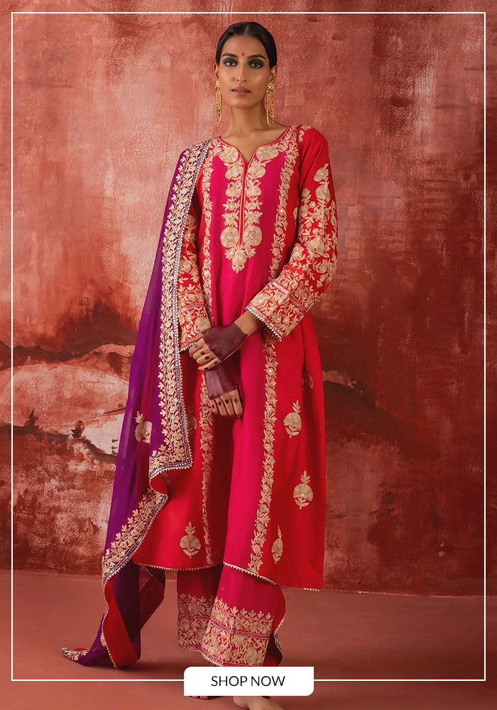 10. The Statement Red-and-Gold Look