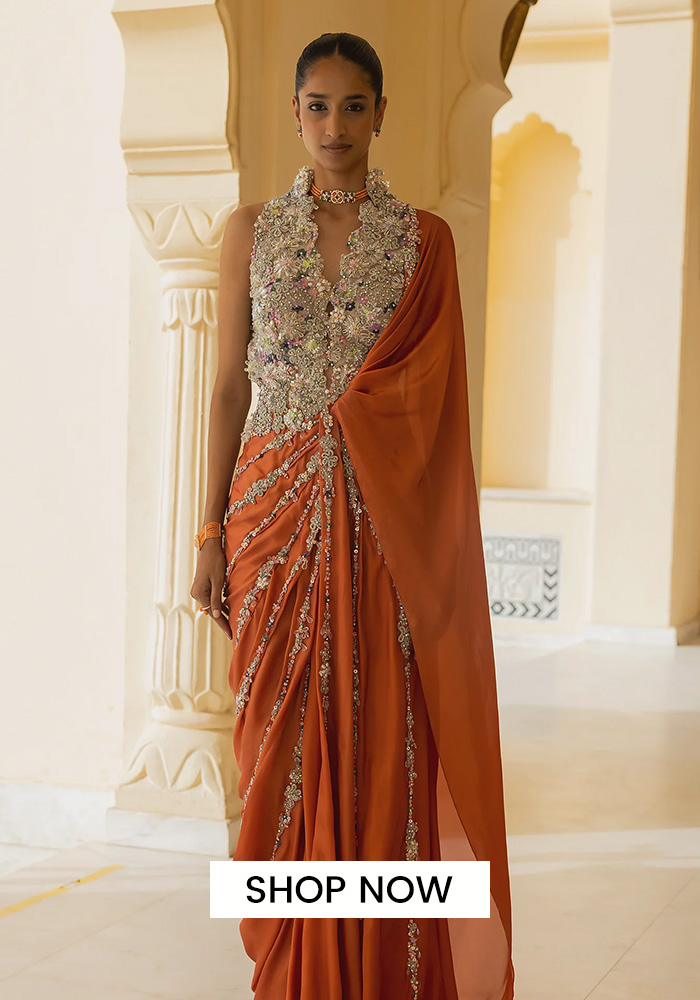 9. A Statement Saree or Festive Set