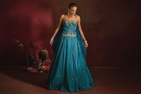 Green outfit ideas for day 2 of navratri