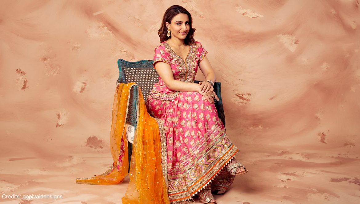 Soha Ali Khan's Quiet Luxury Take on Festive Indianwear