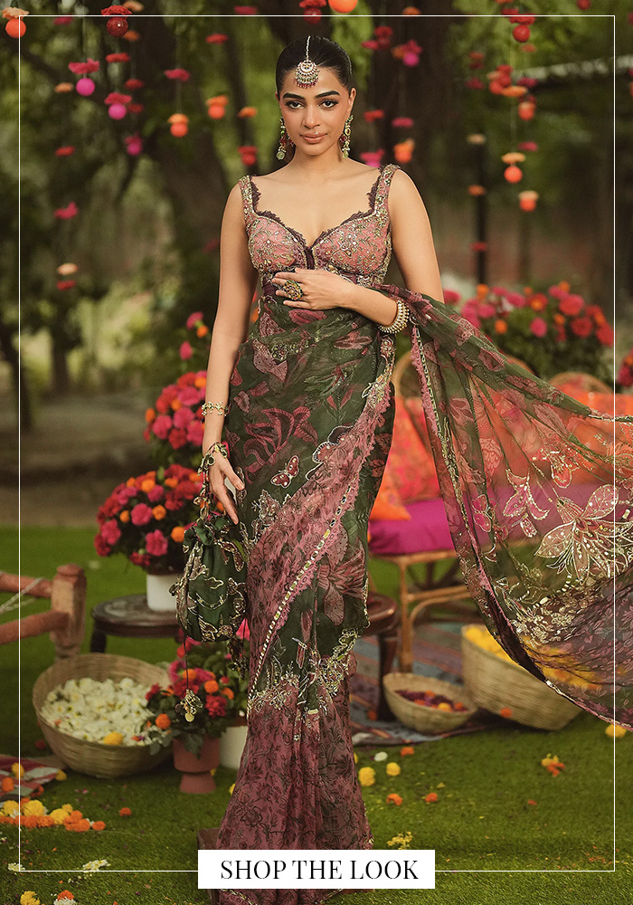 corset saree