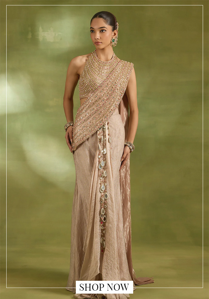 The Pre-Draped Saree