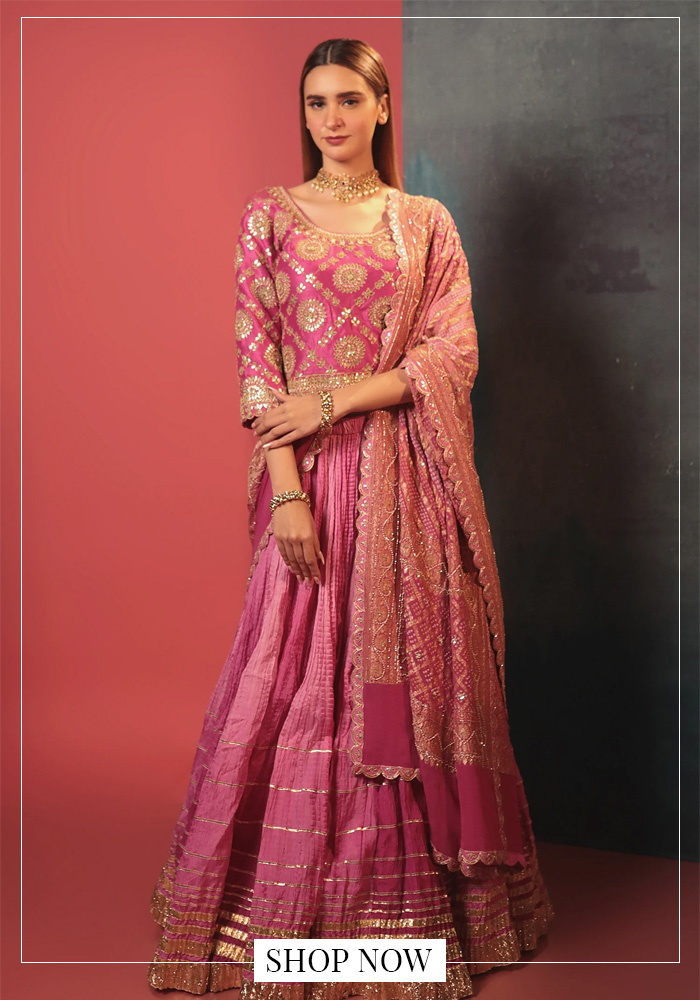 Bandhani designerwear for navratri lehengas