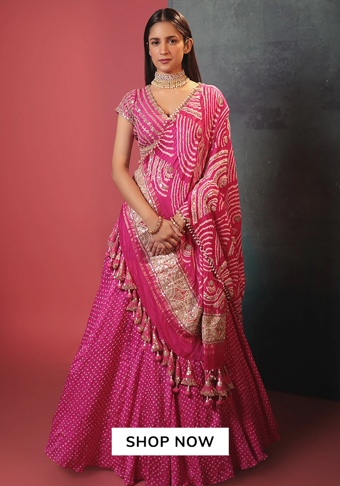 The Bandhani Ghagra