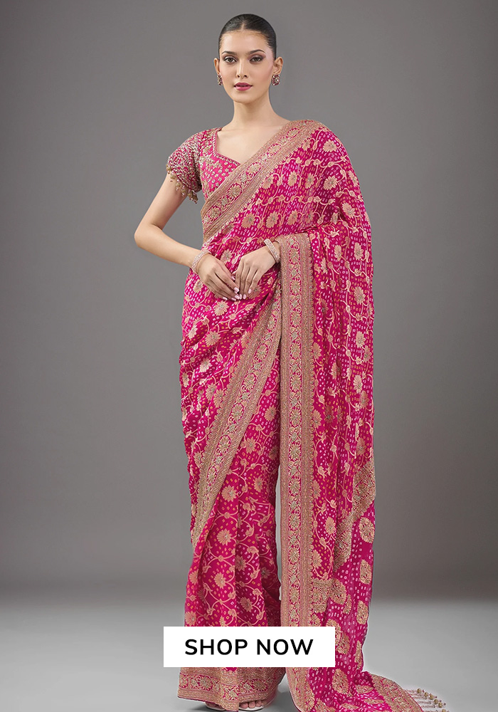 The Bandhej Saree