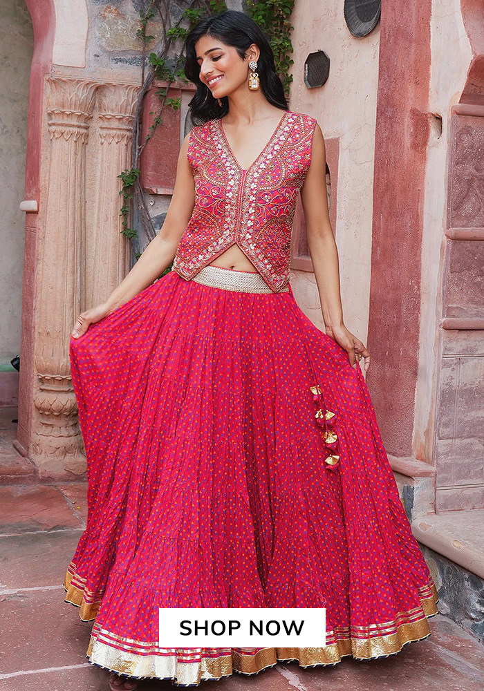 The Koti and Skirt Set