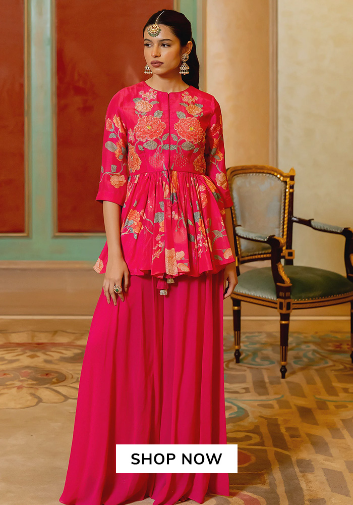 The Peplum Kurti & Flared Pants