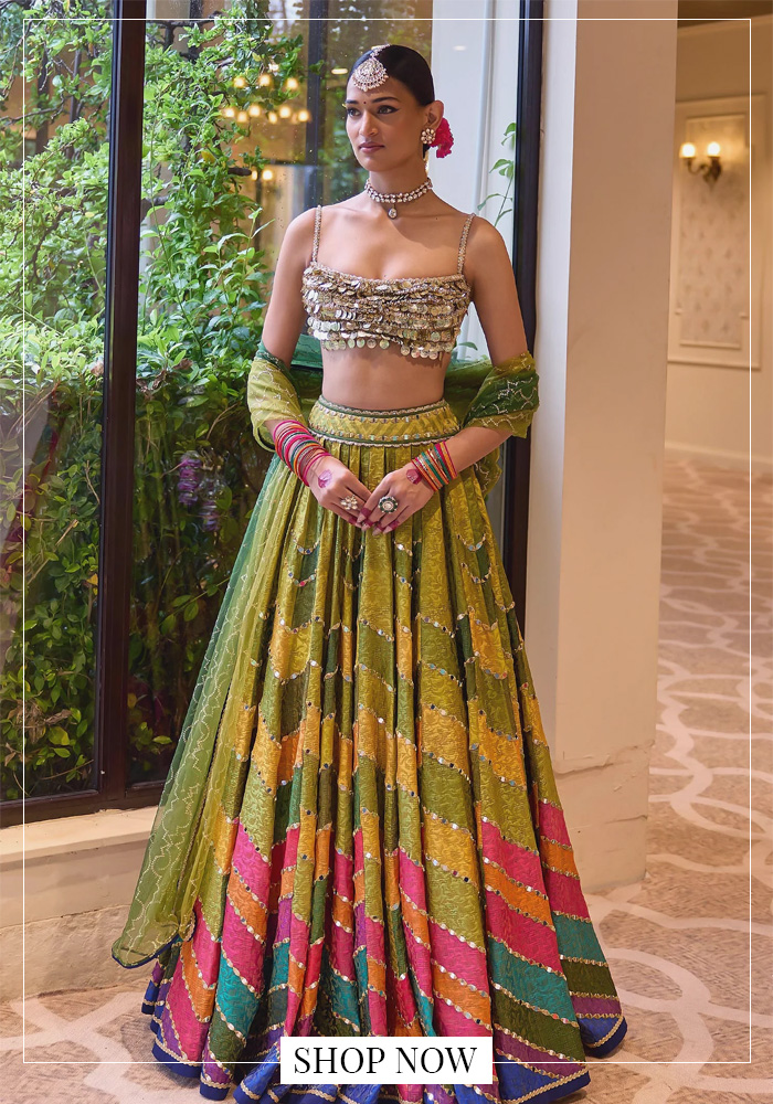 Cedar and Pine, best for navratri lehenga