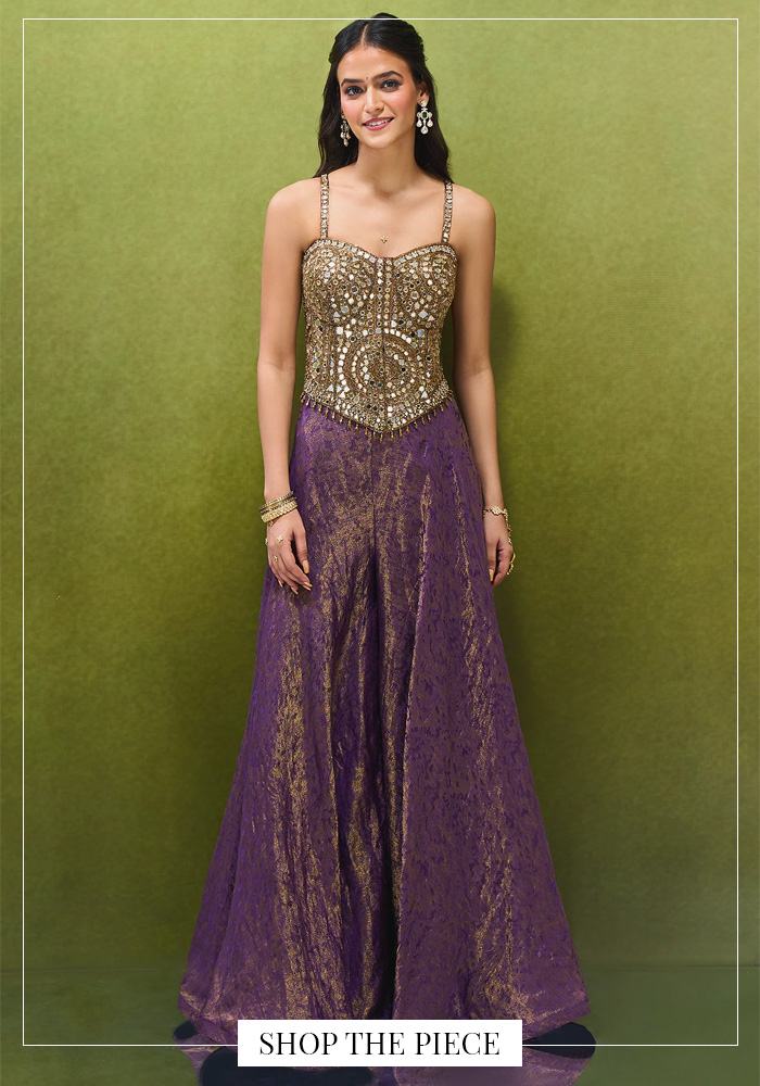 Corset palazzo set