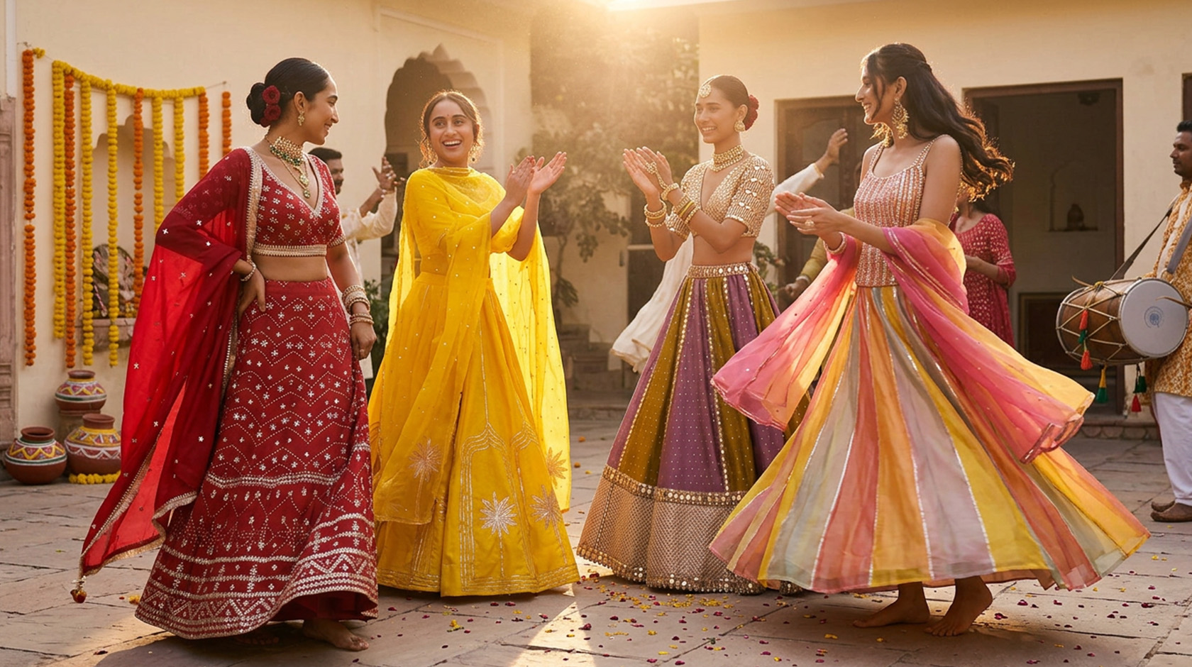 Designers for Navratri Garba Lehengas