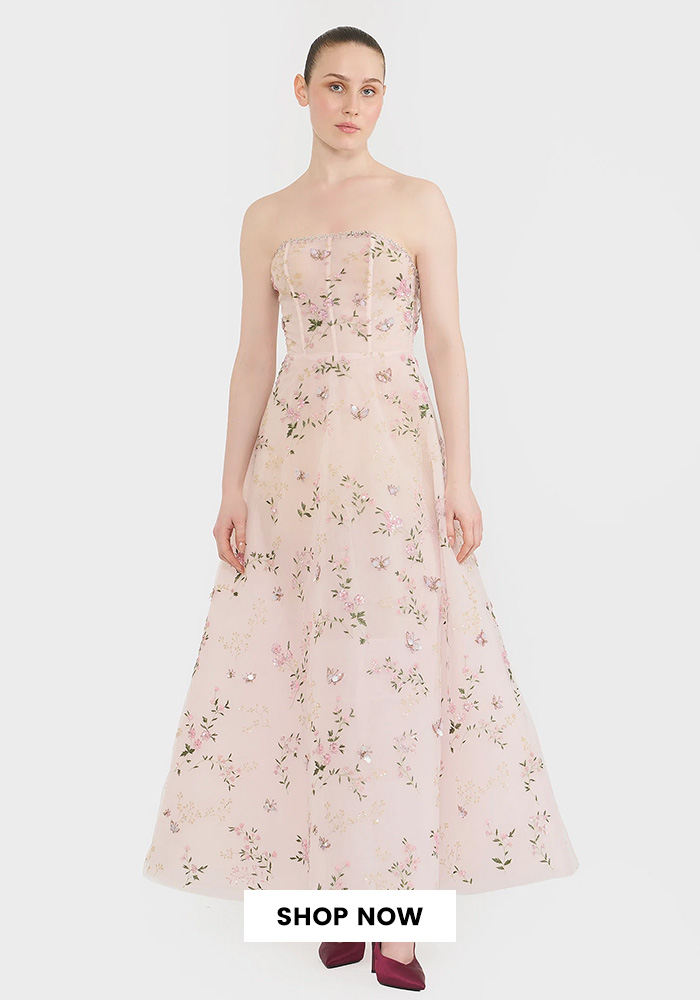 Embellished A-Line Dress