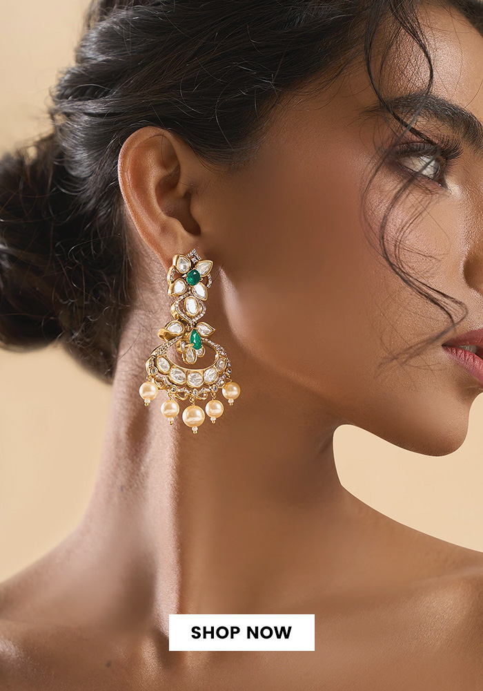 Embellished chandbali