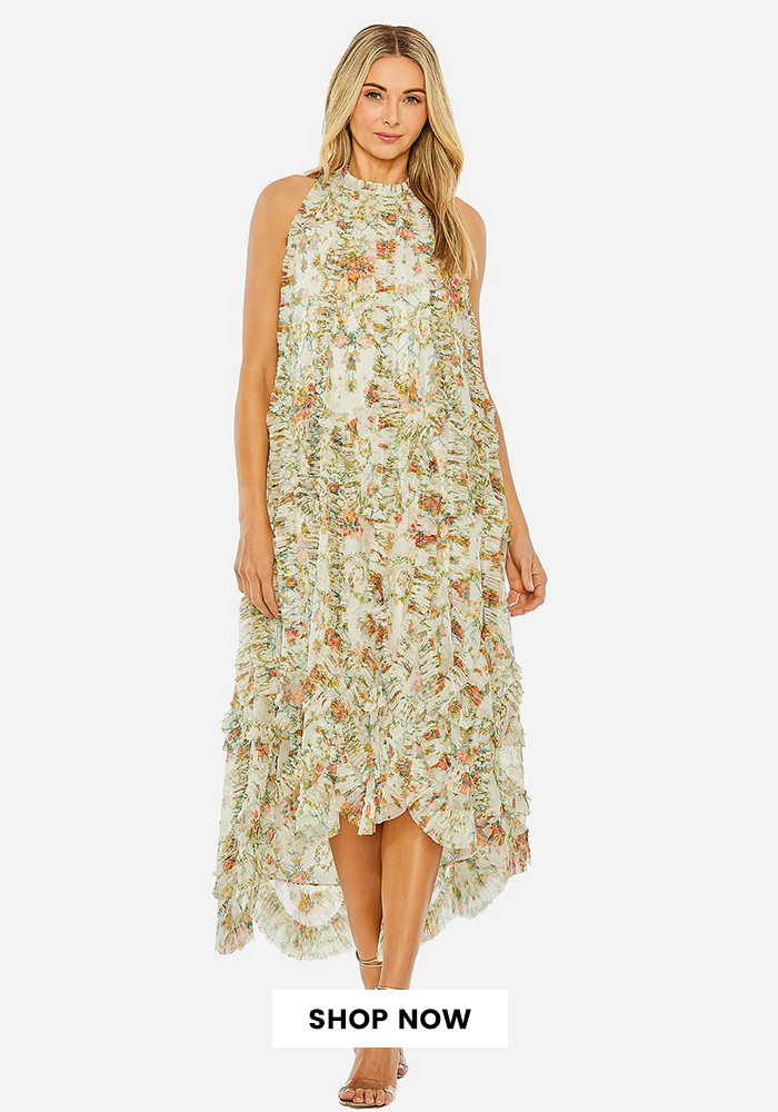 Floral Ruffle Dress