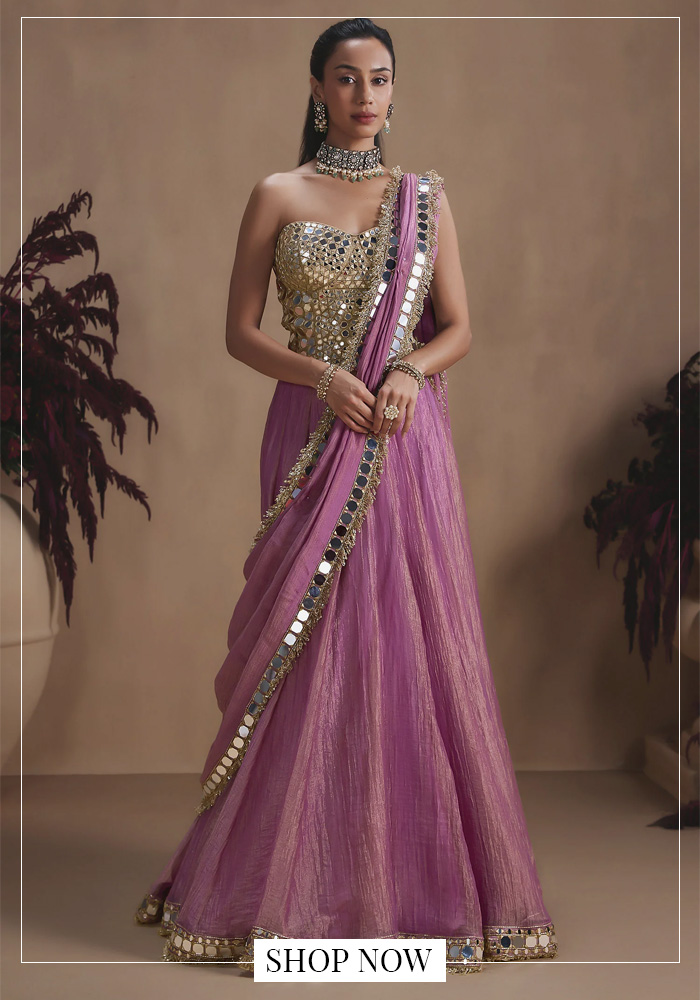 Mauritius for Diwali? Pack These 9 Indianwear Looks 7 Look 5: Mirror Work Lehenga