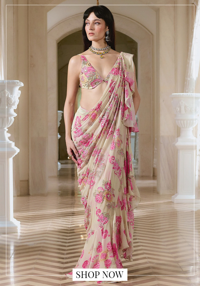 Mauritius for Diwali? Pack These 9 Indianwear Looks 6 Look 4: Pre-Draped Saree