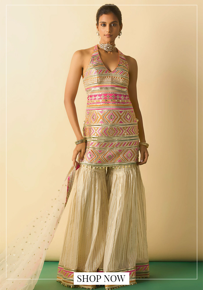 Mauritius for Diwali? Pack These 9 Indianwear Looks 4 Look 2: Embroidered Sharara Set