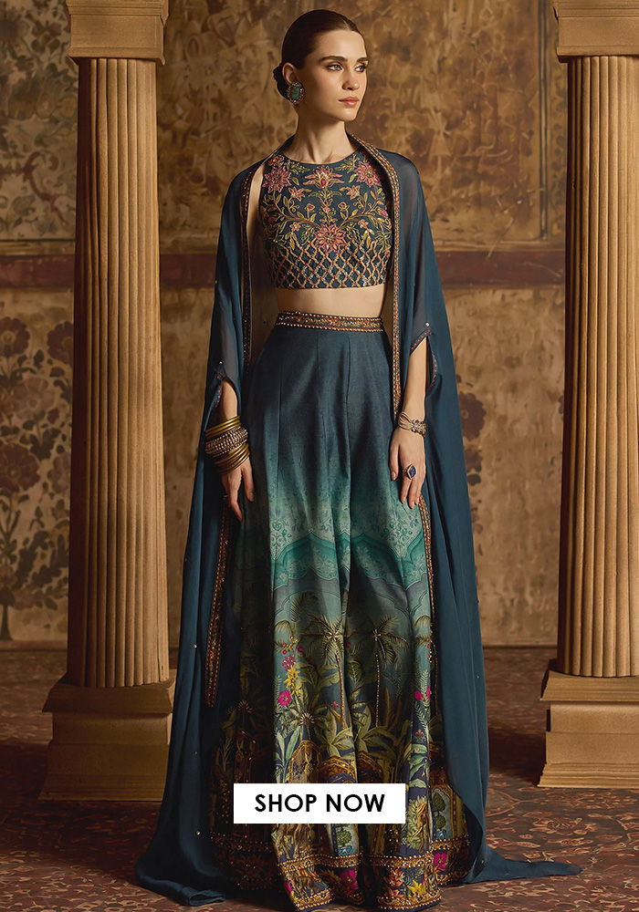 Modern Flair Sharara Cape Set