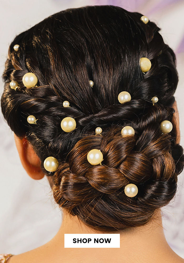 Pearl hair pin