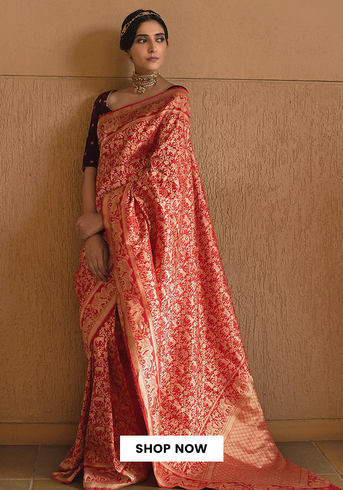 How to Style a Red Saree for Karwa Chauth 2026 Like the Moon Is Watching