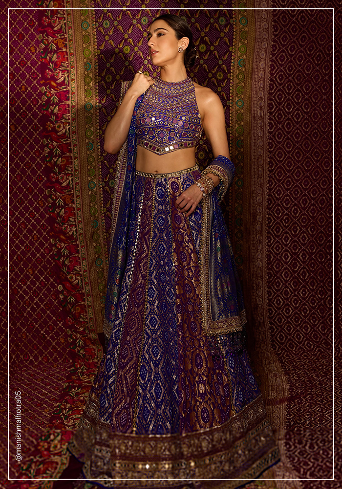 Sara Ali Khan wearing Mayyur Girotra lehenga